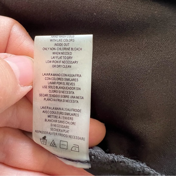 Karl Lagerfeld Paris Black & Blue Floral Sleeveless Sheath Dress Size 8 - Picture 6 of 6